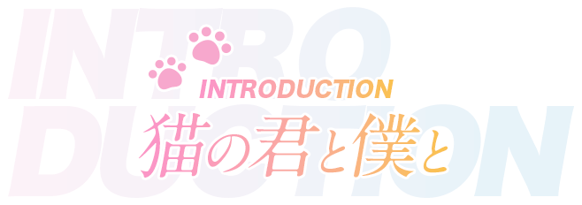 INTRODUCTION 猫と君と僕と